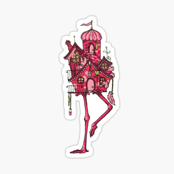 Artikel-Vorschau von Baba Yaga Flamingohaus, designt und verkauft von Emzpens.