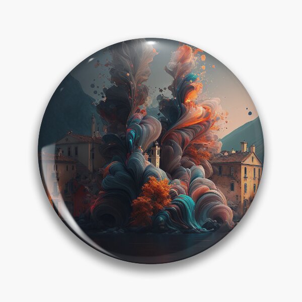 Artikelvorschau, The Timeless Charm of a River City: A Digital Art Exploration of an Old Metropolis entworfen und verkauft von BIBIHOX.
