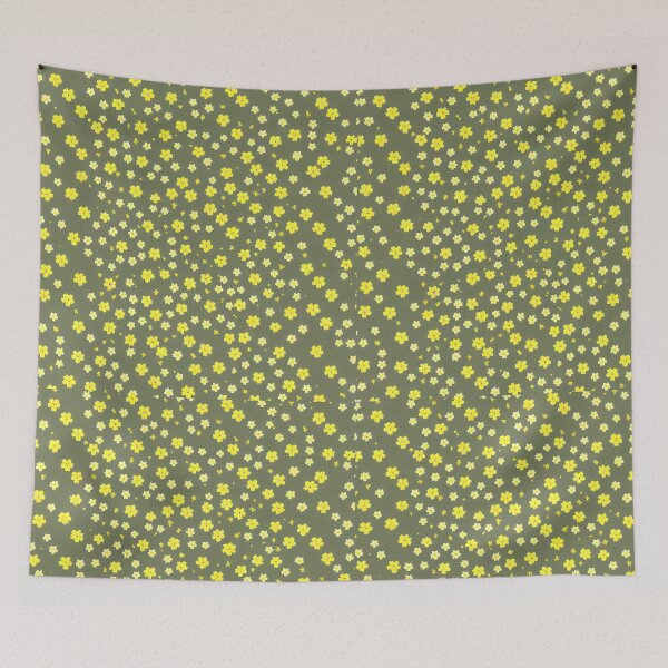 Item preview, Yellow Flower Pattern designed and sold by FamiliarPufferfish.