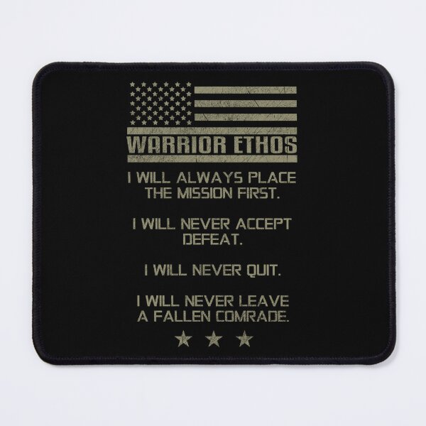Item preview, US Warrior´s Creed Warrior´s Ethos Warrior´s Rules #2881 designed and sold by Rare-Militia.