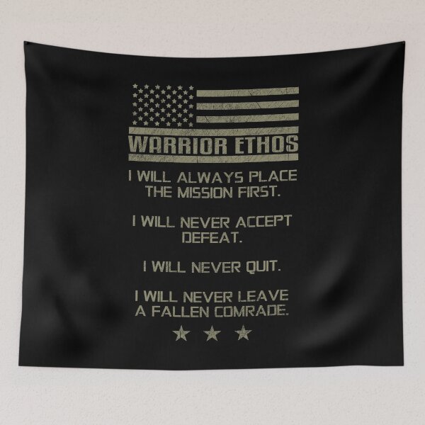 Item preview, US Warrior´s Creed Warrior´s Ethos Warrior´s Rules #2881 designed and sold by Rare-Militia.