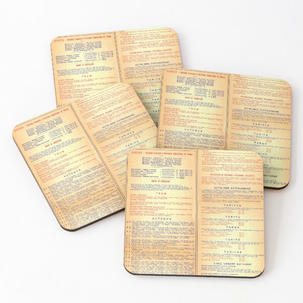 Item preview, Old bus map of Rome - list of lines designed and sold by LaVilleNouvelle.
