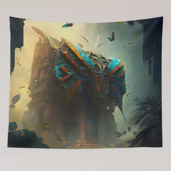 Item preview, Mysterious Mayan Temple designed and sold by JaiKingsdale.