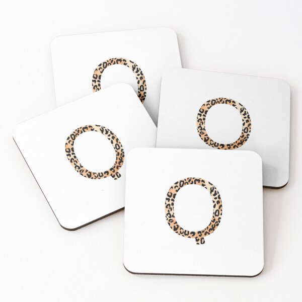 Item preview, Q Letter Cheetah Monogram designed and sold by Daily Miracles.