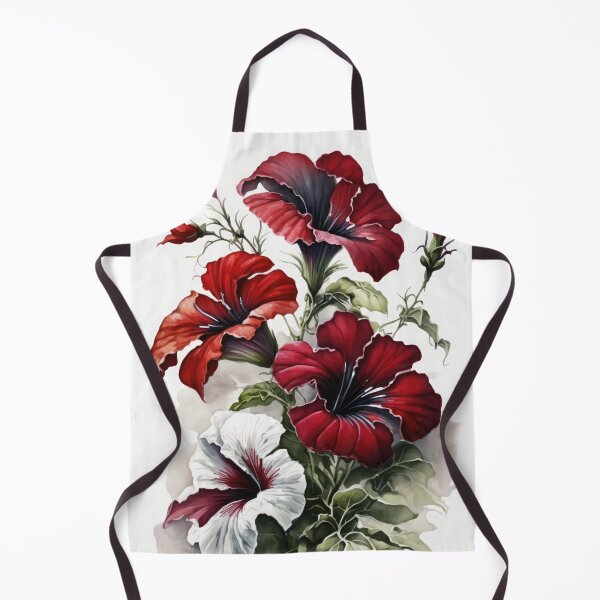 Item preview, Red Petunias designed and sold by Vanover Designs.