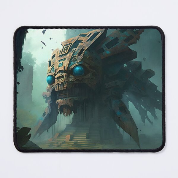 Item preview, Mayan Face Temple designed and sold by JaiKingsdale.