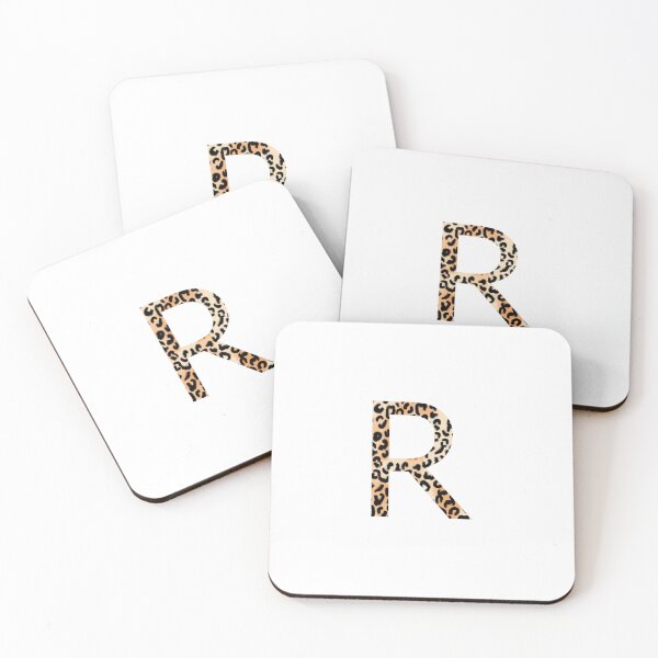 Item preview, R Letter Cheetah Monogram designed and sold by Daily Miracles.