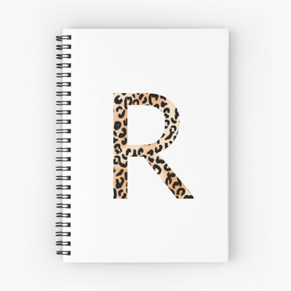 Item preview, R Letter Cheetah Monogram designed and sold by Daily Miracles.