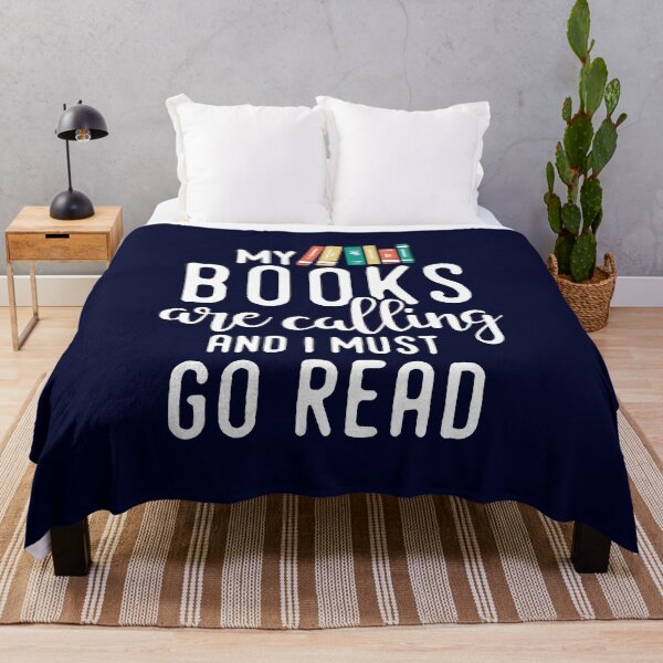 Item preview, My Books Are Calling and I Must Go Read, Reading Gift for Book Lovers designed and sold by BootsBoots.