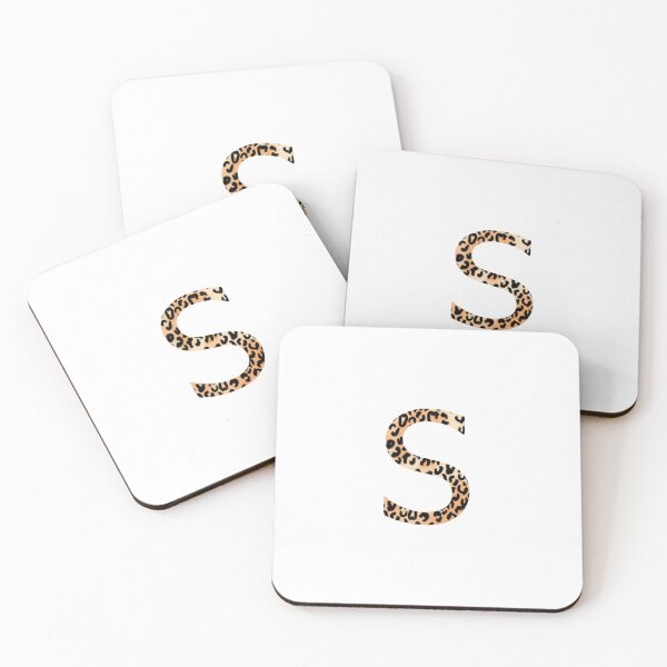 Item preview, S Letter Cheetah Monogram designed and sold by Daily Miracles.