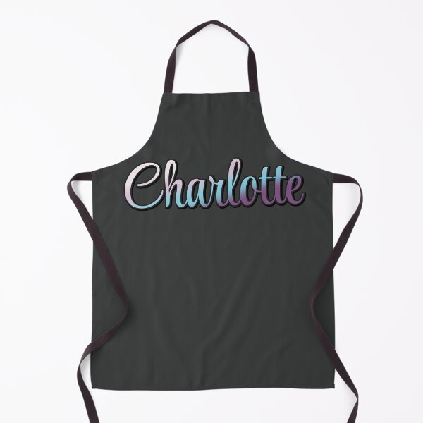 Item preview, Pretty Script Charlotte Name in Cool Colors designed and sold by AloraDawnEve.