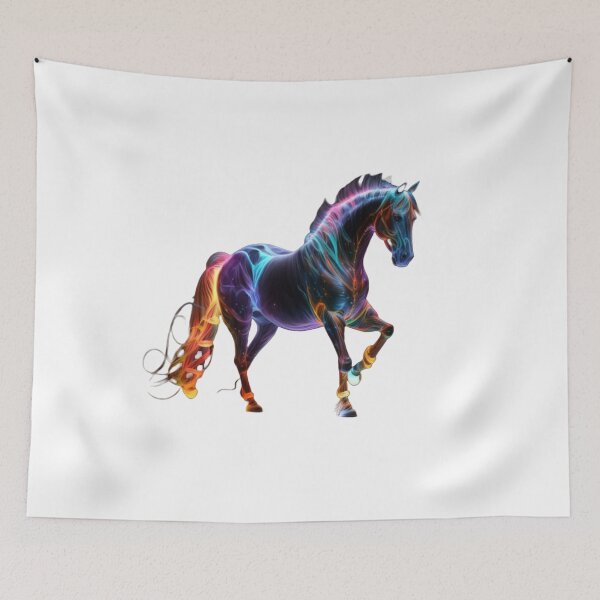 Item preview, Colourful HORSE - Glassy look ART designed and sold by GloriousArtSKD.