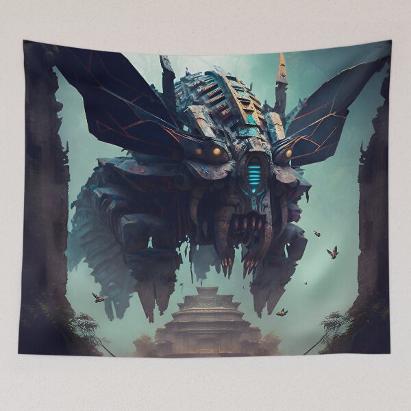 Item preview, Flying Mayan Temple designed and sold by JaiKingsdale.