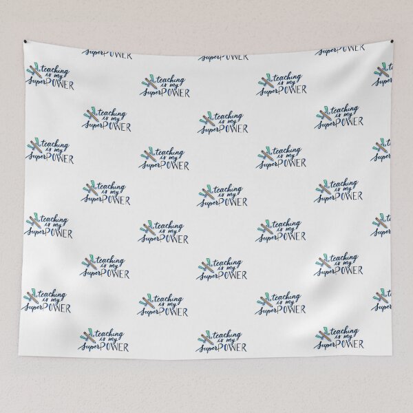 Item preview, Teaching is my Superpower designed and sold by Planwithchar.