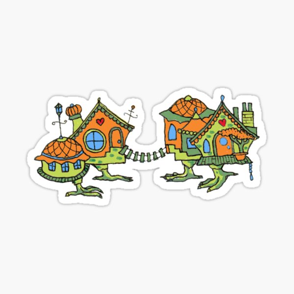 Artikel-Vorschau von Baba Yaga Lovebirds-Haus, designt und verkauft von Emzpens.