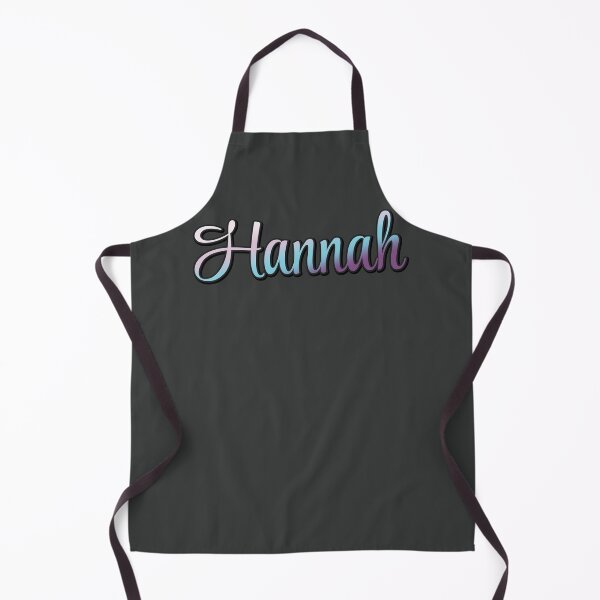 Item preview, Pretty Script Hannah Name in Cool Colors designed and sold by AloraDawnEve.
