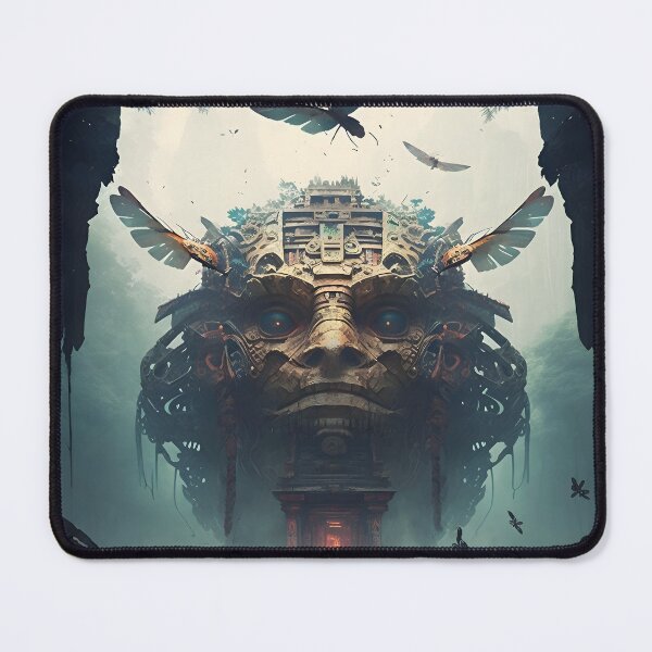 Item preview, Mayan Face Temple designed and sold by JaiKingsdale.