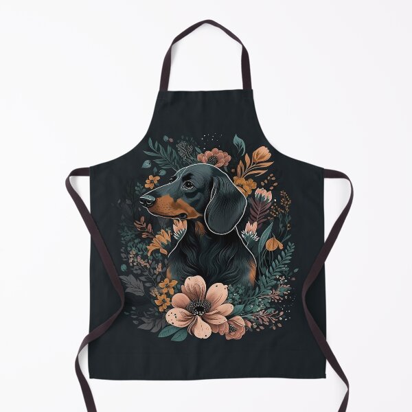 Item preview, Floral Dachshund Design designed and sold by mydachshund.