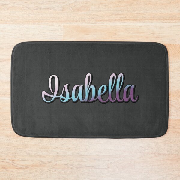 Item preview, Pretty Script Isabella Typographic Name in Cool Colors designed and sold by AloraDawnEve.