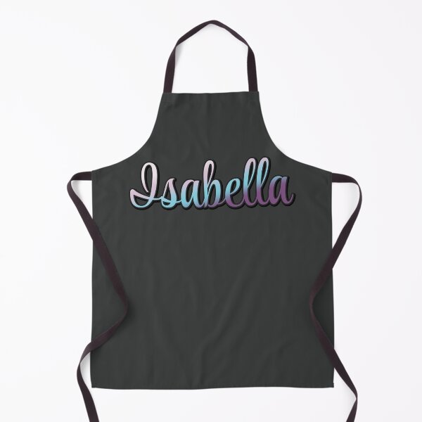 Item preview, Pretty Script Isabella Typographic Name in Cool Colors designed and sold by AloraDawnEve.