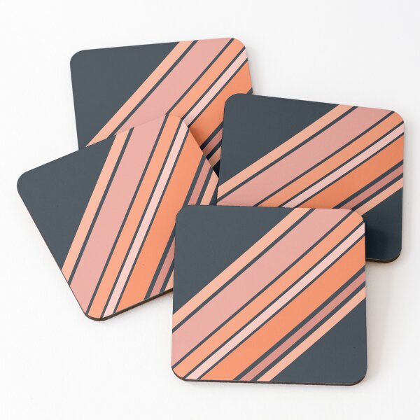 Item preview, Diagonal retro style stripes design designed and sold by BattaAnastasia.