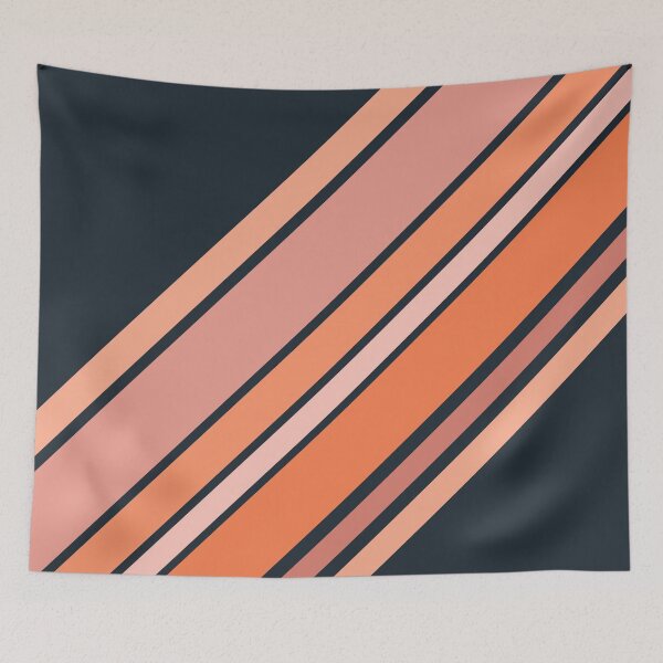Item preview, Diagonal retro style stripes design designed and sold by BattaAnastasia.
