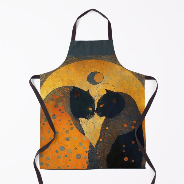 Item preview, Cats Kiss - The Kiss - Gustav Klimt remake - for cat lovers, for Klimt lovers designed and sold by EmeraldeaArt.