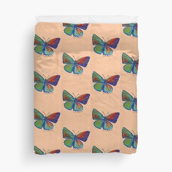 Bathurst Copper Butterfly Duvet Cover