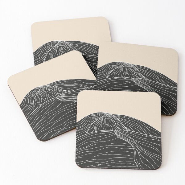 Item preview, Abstract Line Art Landscape designed and sold by MDRNHOME.