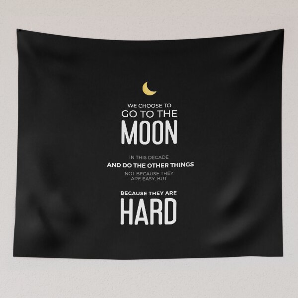 Item preview, We Choose to Go to The Moon - JFK designed and sold by depresident.