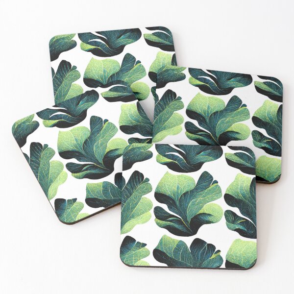 Item preview, Abstract green leaves decoration  designed and sold by MrLacarte.