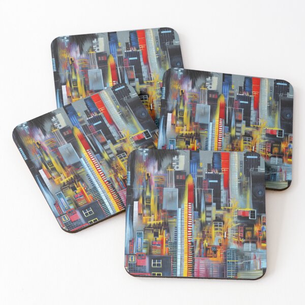 Item preview, Cityscape Painting 06 designed and sold by itzbart.