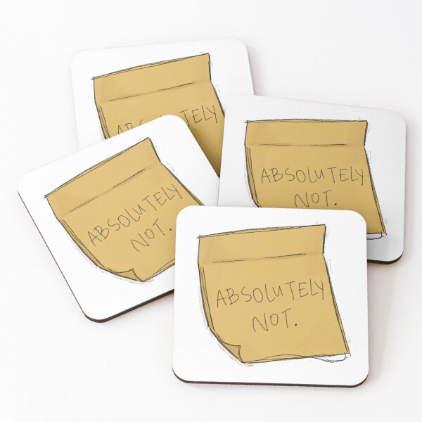 Item preview, Absolutely Not Sticky Note designed and sold by laurendico11.
