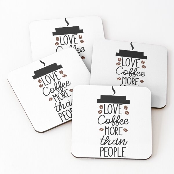 Item preview, I love coffee more than people designed and sold by ChrissMemories.