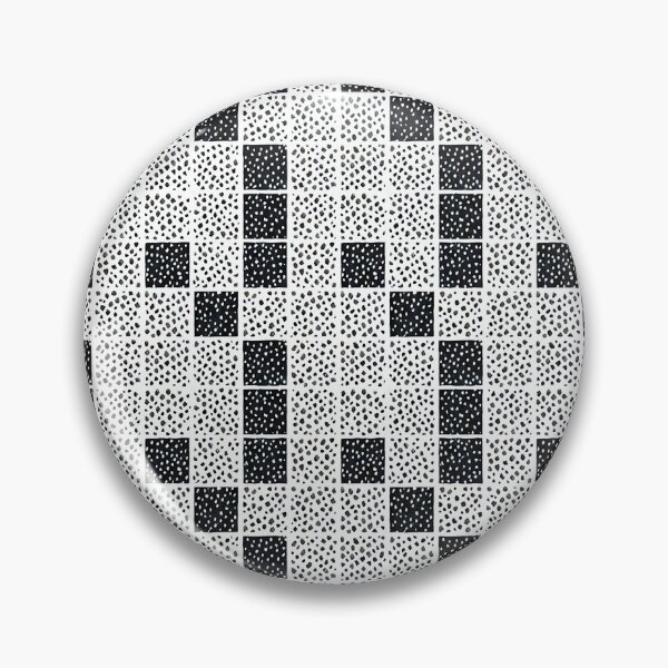 Item preview, Black and white mottled squares designed and sold by ibelieveimages.