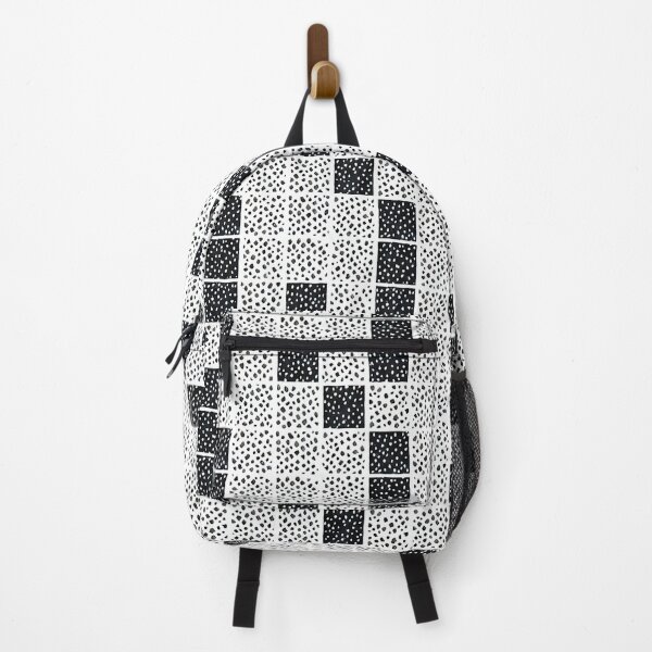 Item preview, Black and white mottled squares designed and sold by ibelieveimages.