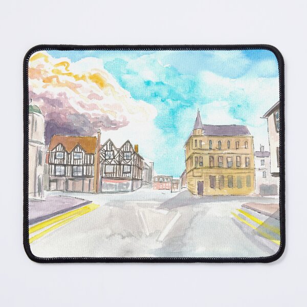Item preview, Historic Stratford-upon-Avon Street Scene in England Warwickshire. designed and sold by artshop77.