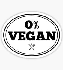 Anti Vegan Vegetarian Shirt BBQ Barbecue Smoker Grilling Tee Sticker