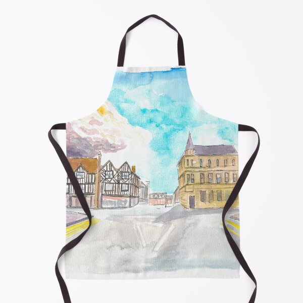 Item preview, Historic Stratford-upon-Avon Street Scene in England Warwickshire. designed and sold by artshop77.