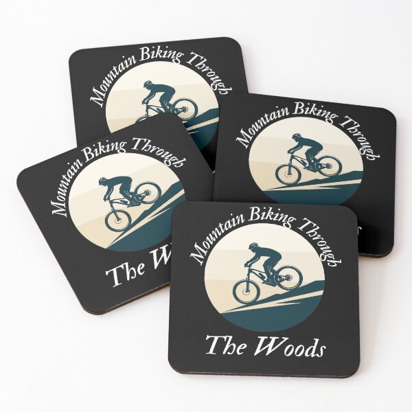 Item preview, mountain biking through the woods designed and sold by koki4you.