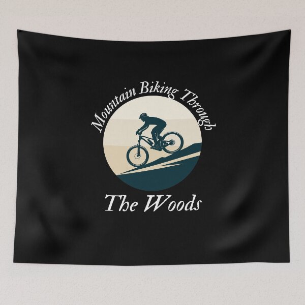 Item preview, mountain biking through the woods designed and sold by koki4you.