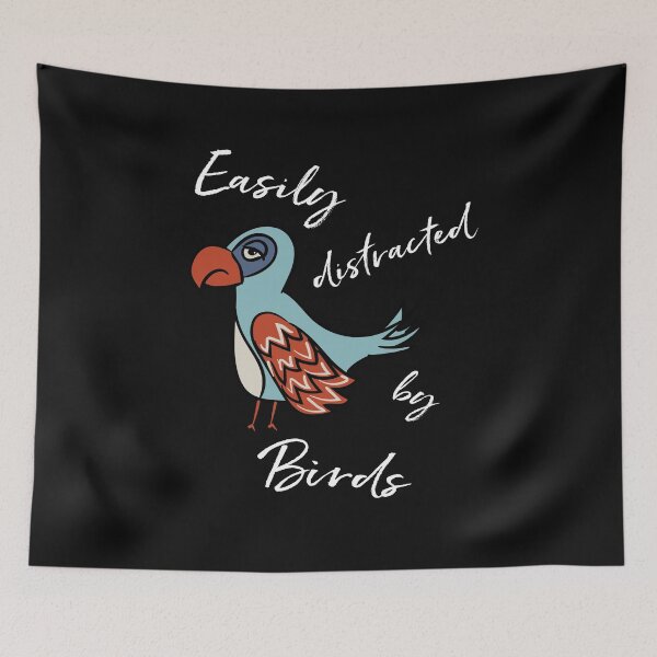 Item preview, Funny Birding Design Easily Distracted by Birds designed and sold by whyitsme.