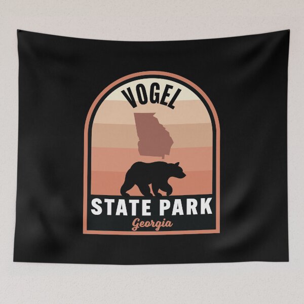Aperçu de l'œuvre Vogel State Park GA Bear créée et vendue par HalpinDesign.