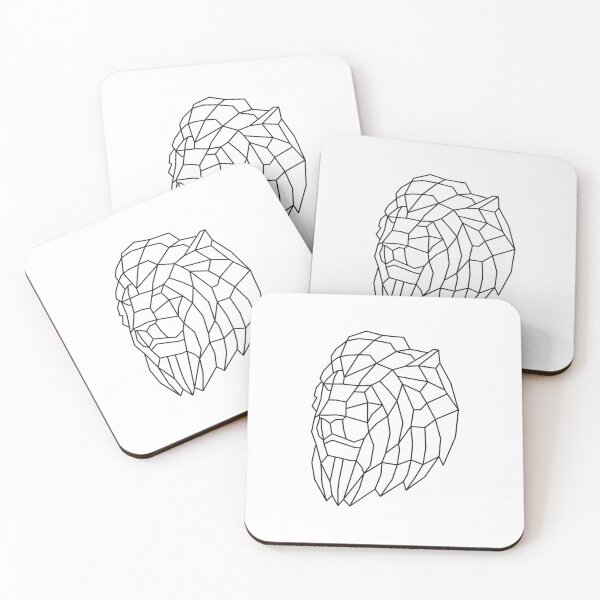 Item preview, Geometric Lion Head Outline  designed and sold by shaldesign.
