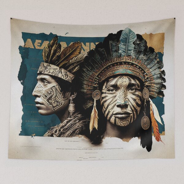 Item preview, Tribes of the Amazon Collage designed and sold by Odd World.