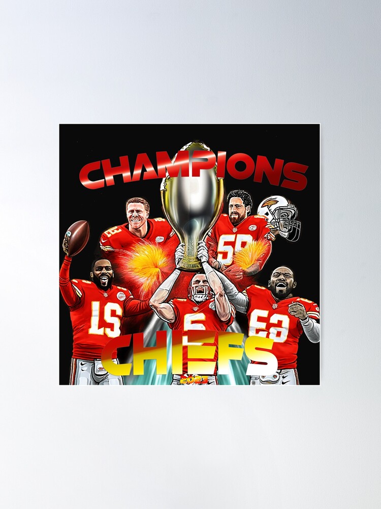 Kansas city football team est 1960 chiefs jersey Poster for Sale by  GoodyLeo