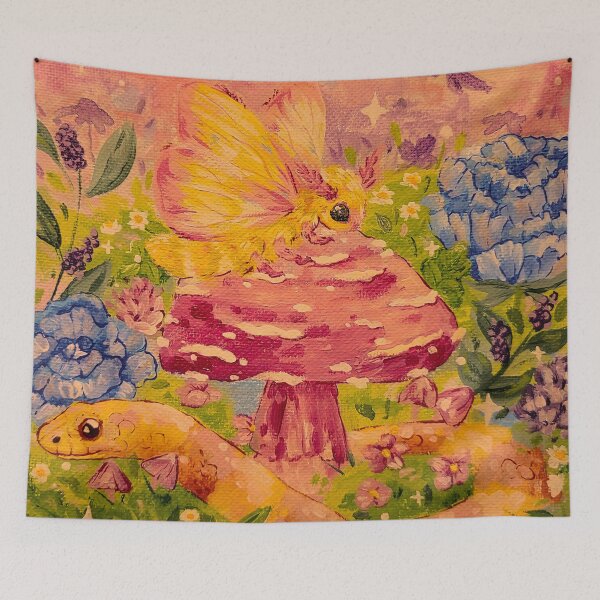 Item preview, Rosy Maple Moth And A Milksnake designed and sold by Antottks.