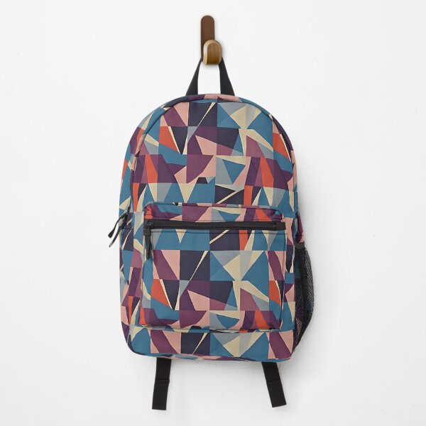 Artikelvorschau, Red, purple , and blue abstract triangles pattern entworfen und verkauft von ibelieveimages.