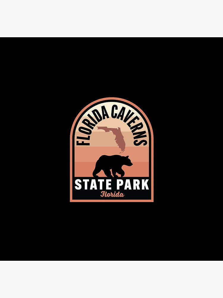 Imagen 3 de 3, Chapa con la obra Florida Caverns State Park FL Bear, diseñada y vendida por HalpinDesign.