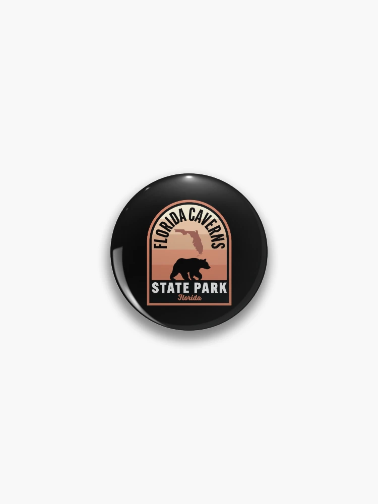 Imagen 1 de 3, Chapa con la obra Florida Caverns State Park FL Bear, diseñada y vendida por HalpinDesign.